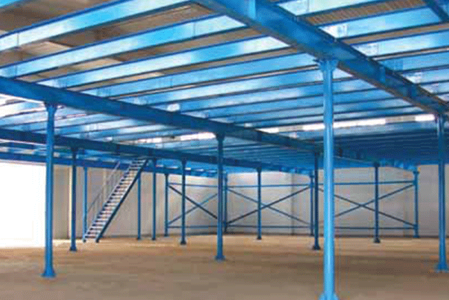 立柱式（shì）平台貨架組合