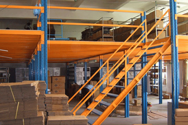 立柱式平台貨架組合