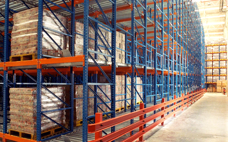 壓入式(shì)貨架 壓入(rù)式貨架